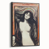 Edvard Munch's Madonna - Iconic Expressionist Oil Painting Print