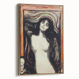 Edvard Munch's Madonna - Iconic Expressionist Oil Painting Print