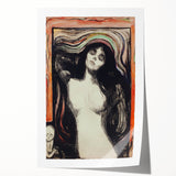Edvard Munch's Madonna - Iconic Expressionist Oil Painting Print