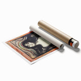 Edvard Munch's Madonna - Iconic Expressionist Oil Painting Print