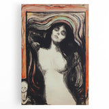 Edvard Munch's Madonna - Iconic Expressionist Oil Painting Print