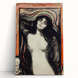 Edvard Munch's Madonna - Iconic Expressionist Oil Painting Print