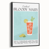 Black and white vintage poster art of a landscape on framed canvas, suitable for bedroom wall decor.