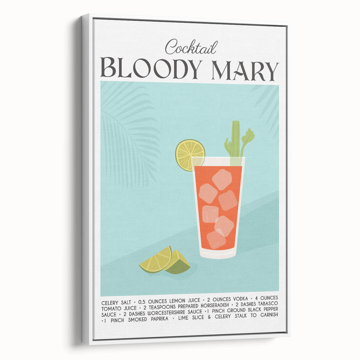 Vintage poster art of colorful cocktails on a black background, framed canvas, ideal for living room decor.