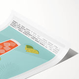 Extra large rolled print featuring line art flowers in black on a white background, ideal for large living room wall art.