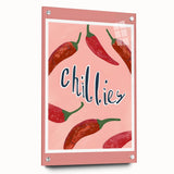 Acrylic glass print of assorted fruits in vivid colors, suitable for dining room or kitchen decor.