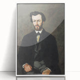 Classic Portrait of Antony Valabrègue - Modern Wall Art by Cézanne