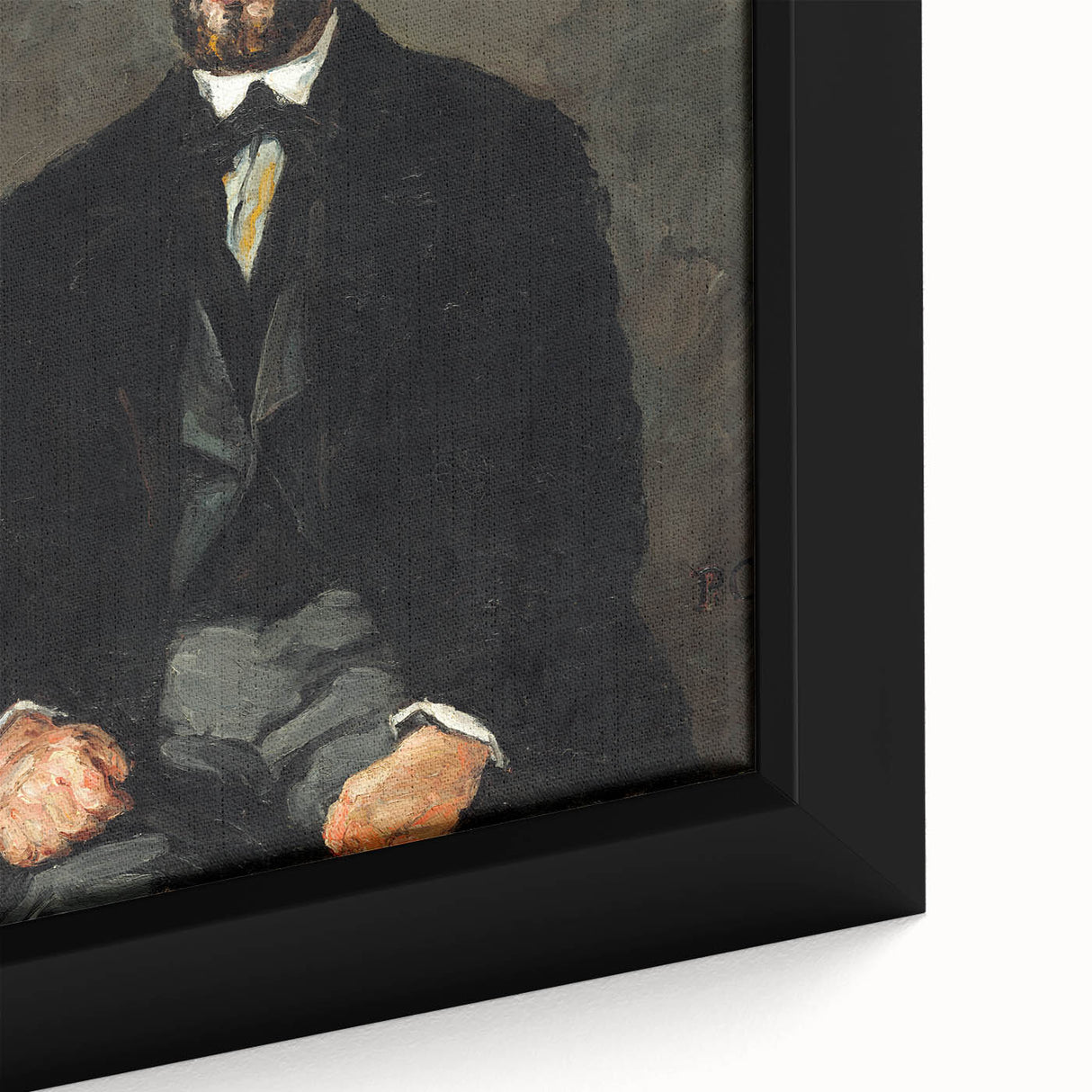 Classic Portrait of Antony Valabrègue - Modern Wall Art by Cézanne