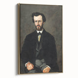Classic Portrait of Antony Valabrègue - Modern Wall Art by Cézanne