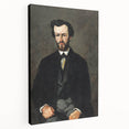 Classic Portrait of Antony Valabrègue - Modern Wall Art by Cézanne