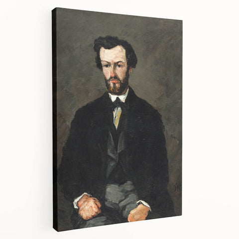 Classic Portrait of Antony Valabrègue - Modern Wall Art by Cézanne