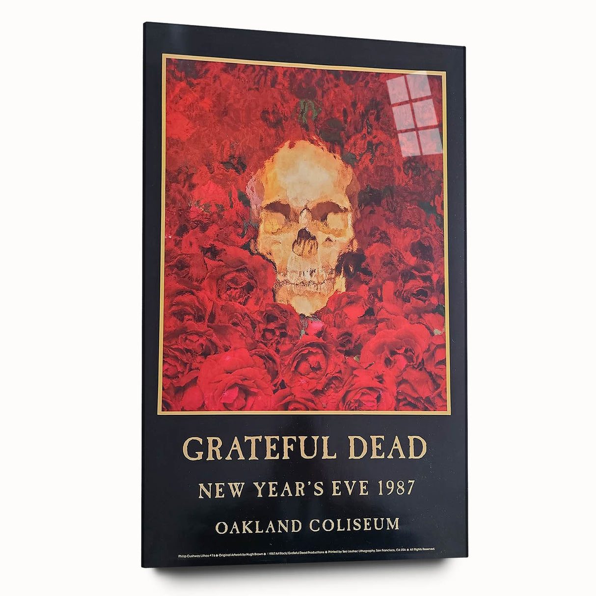 Grateful Dead Retro Wall Art - Vintage New Year's Eve 1987 Poster