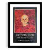 Grateful Dead Retro Wall Art - Vintage New Year's Eve 1987 Poster