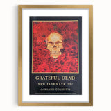 Grateful Dead Retro Wall Art - Vintage New Year's Eve 1987 Poster