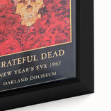 Grateful Dead Retro Wall Art - Vintage New Year's Eve 1987 Poster