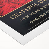 Grateful Dead Retro Wall Art - Vintage New Year's Eve 1987 Poster