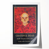 Grateful Dead Retro Wall Art - Vintage New Year's Eve 1987 Poster