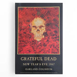 Grateful Dead Retro Wall Art - Vintage New Year's Eve 1987 Poster