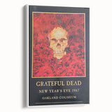 Grateful Dead Retro Wall Art - Vintage New Year's Eve 1987 Poster