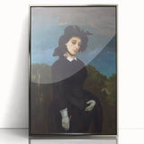 Realism Art Prints - Woman in a Riding Habit by Gustave Courbet Canvas Art