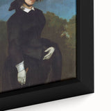 Realism Art Prints - Woman in a Riding Habit by Gustave Courbet Canvas Art