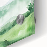 Misty Green Hills Nursery Wall Art - Baby Room & Kids Decor