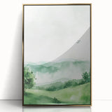 Misty Green Hills Nursery Wall Art - Baby Room & Kids Decor