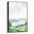 Misty Green Hills Nursery Wall Art - Baby Room & Kids Decor