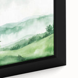 Misty Green Hills Nursery Wall Art - Baby Room & Kids Decor