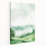 Misty Green Hills Nursery Wall Art - Baby Room & Kids Decor