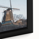 Framed canvas featuring a textured, black wall art with vibrant autumn hues, ideal for living room decor.