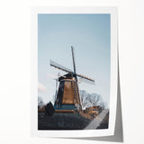 Extra large rolled print of autumnal floral art with warm orange and yellow tones, suitable for dining room decor.