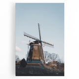 Large black and white abstract art on stretched canvas depicting swirling patterns, ideal for kitchen wall art.