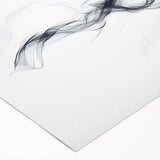 Smoky Grace – Minimalist Emotive Ballerina Silhouette Wall Art