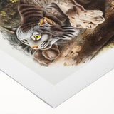 Romanticism Art: "Canada Lynx" by John Woodhouse Audubon