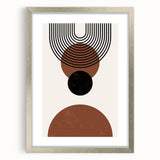 Framed Dining Room Prints – Geometric Abstract Canvas Art