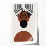 Framed Dining Room Prints – Geometric Abstract Canvas Art