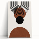 Framed Dining Room Prints – Geometric Abstract Canvas Art