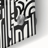 Black and White Abstract Wall Art – Modern Canvas for Living Room