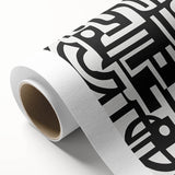 Black and White Abstract Wall Art – Modern Canvas for Living Room