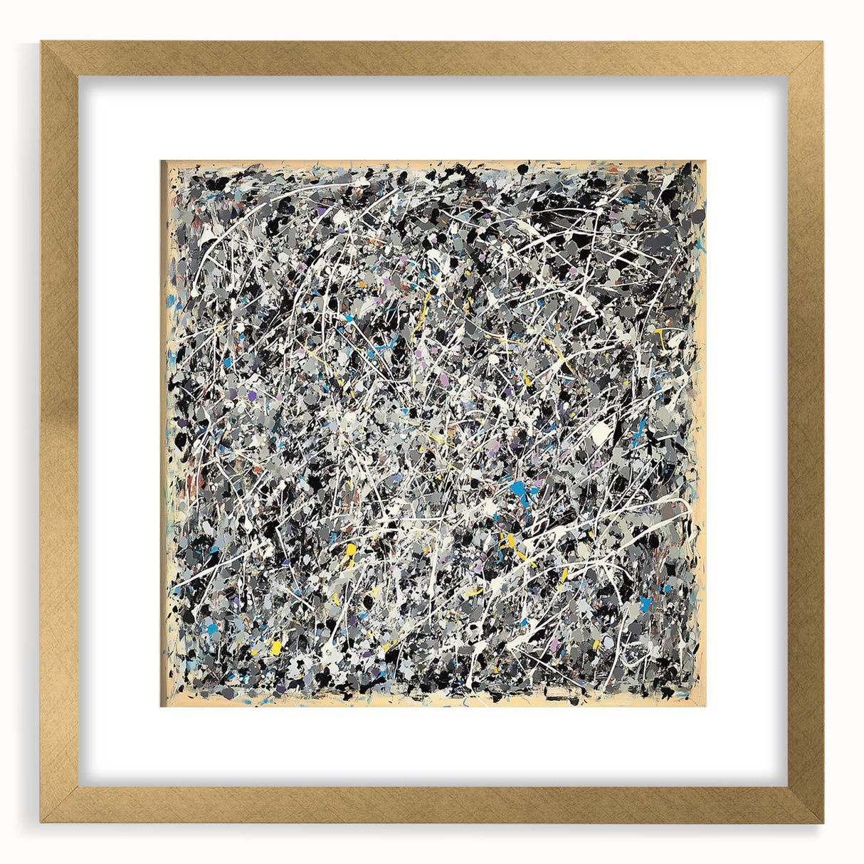 Modern Office Art - Abstract Black & White Office Wall Art Print