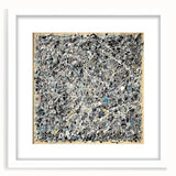 Modern Office Art - Abstract Black & White Office Wall Art Print