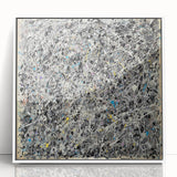Modern Office Art - Abstract Black & White Office Wall Art Print