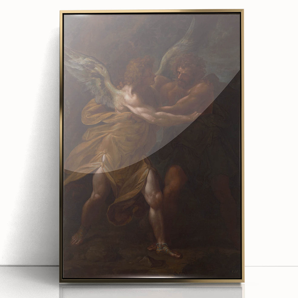 Baroque Art Landscape - Historical Print with Rich Detailing