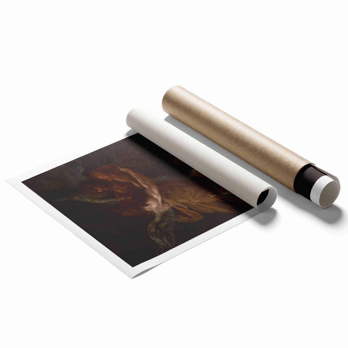 Baroque Art Landscape - Historical Print with Rich Detailing