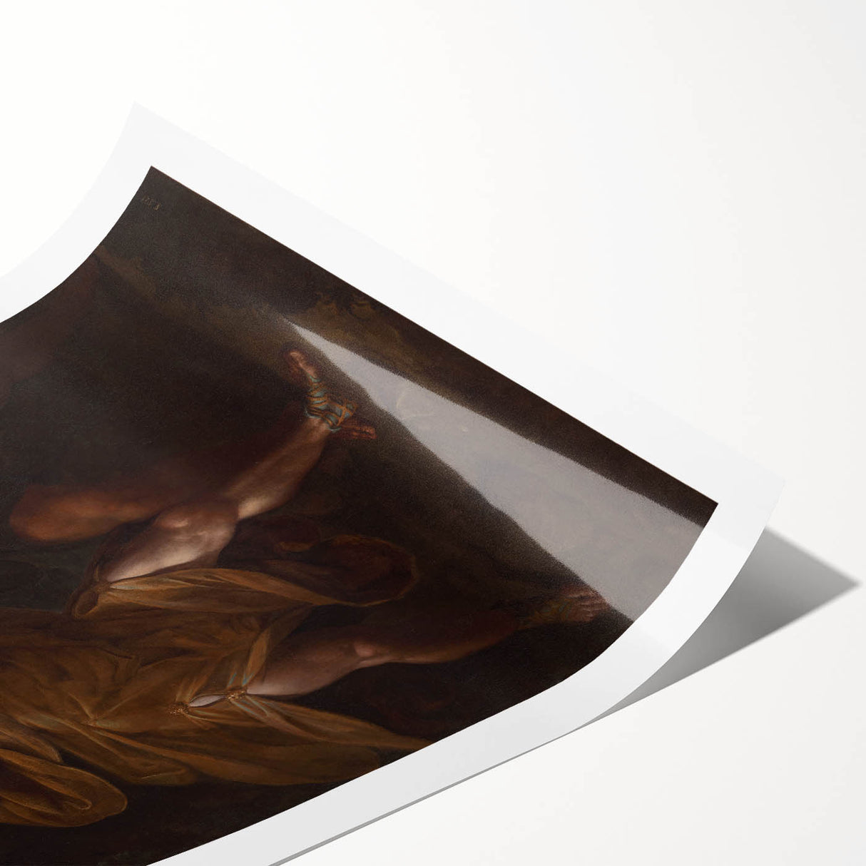 Baroque Art Landscape - Historical Print with Rich Detailing