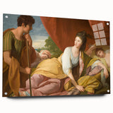 Neoclassical Art Print: Cymon and Iphigenia by West - 18th Century Classicism