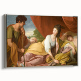 Neoclassical Art Print: Cymon and Iphigenia by West - 18th Century Classicism