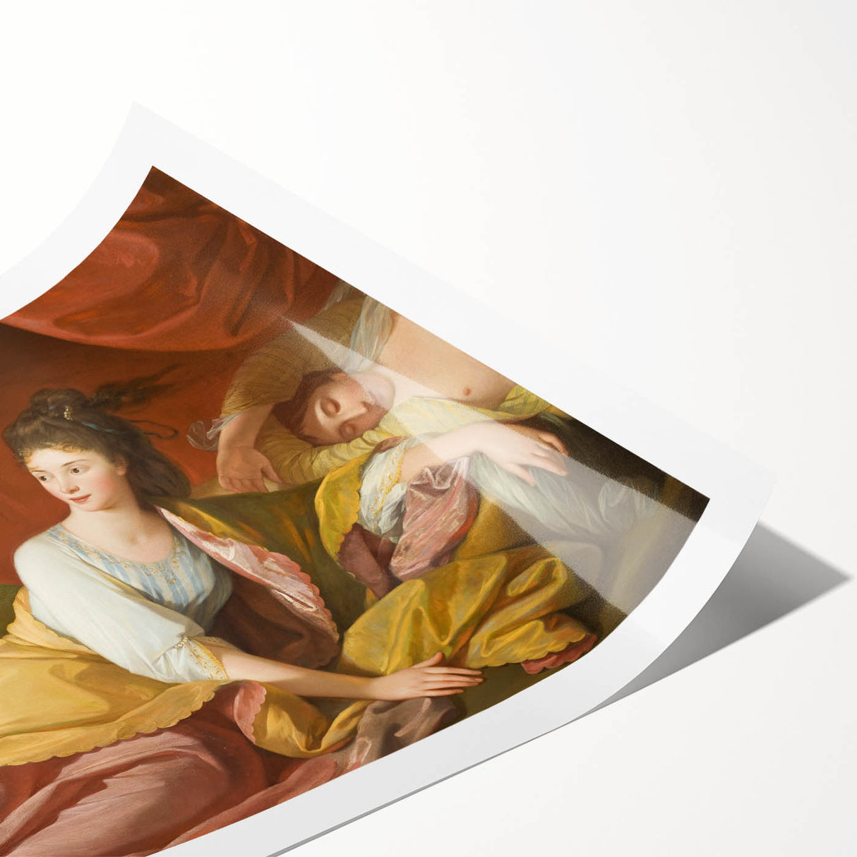 Neoclassical Art Print: Cymon and Iphigenia by West - 18th Century Classicism