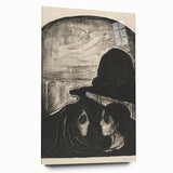 Expressionist Attraction I Print – Dramatic Black and White Wall Art